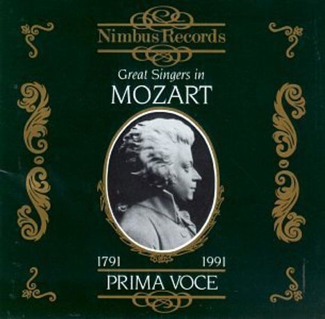 Berühmte Mozart-Sänger, CD