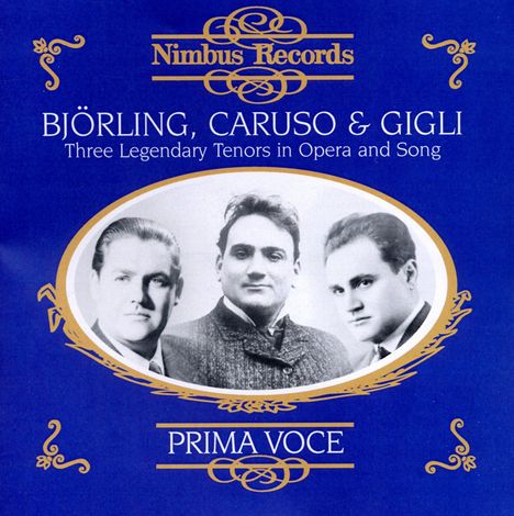 Björling, Caruso &amp; Gigli, CD