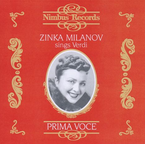 Zinka Milanov singt Verdi, CD