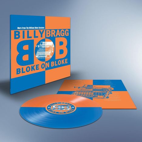 Billy Bragg: Bloke On Bloke (Limited Edition) (Blue &amp; Orange Split Vinyl), LP