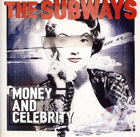 The Subways: Money &amp; Celebrity (Limited Edition) (Red/White Split Vinyl), LP