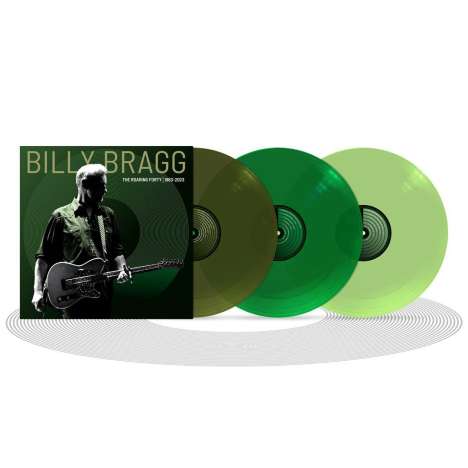 Billy Bragg: The Roaring Forty 1983 - 2023 (Limited 40th Anniversary Edition) (Green Vinyl), 3 LPs