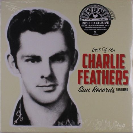 Charlie Feathers: Best Of The Sun Records Sessions (Limited Edition) (Yellow &amp; Black Swirl Vinyl), LP