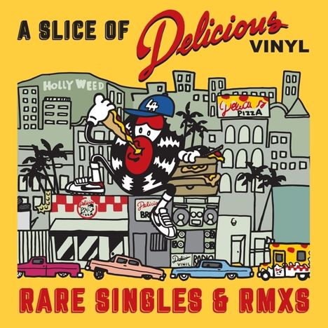 A Slice Of Delicious Vinyl: Rare Singles &amp; RMXS (Limited Edition) (Red Vinyl), LP