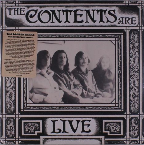 The Contents Are: Live Davenport, Iowa 1968, LP