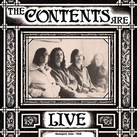 The Contents Are: Live Davenport Iowa 1968, CD