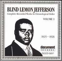 "Blind" Lemon Jefferson: Complete Recorded Works Vol.1, CD