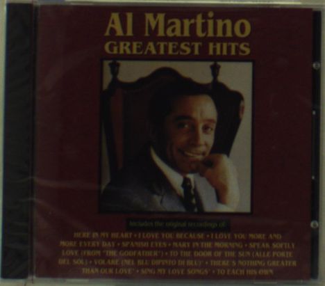 Al Martino: Greatest Hits, CD