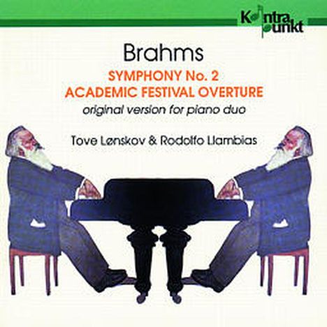Johannes Brahms (1833-1897): Symphonie Nr.2 f.Klavier 4-händig, CD