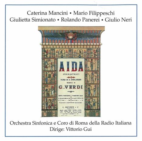 Giuseppe Verdi (1813-1901): Aida, 2 CDs