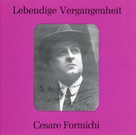 Cesare Formichi singt Arien, CD