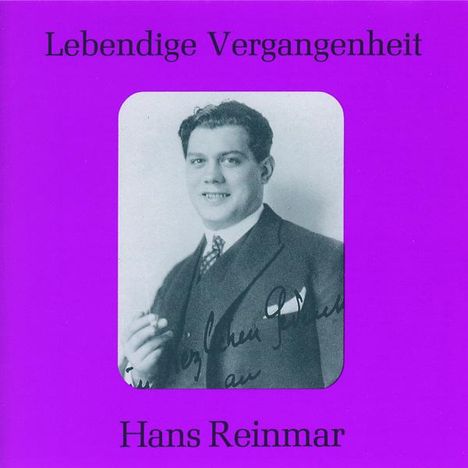 Hans Reinmar singt Arien, CD