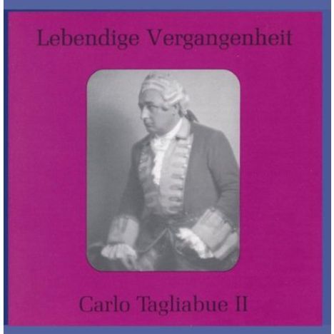 Carlo Tagliabue singt Arien, CD