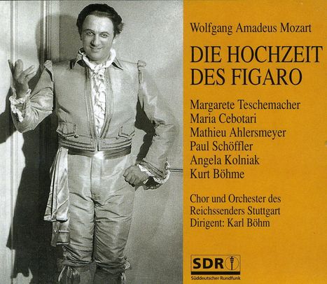 Wolfgang Amadeus Mozart (1756-1791): Die Hochzeit des Figaro, CD