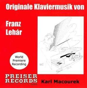 Franz Lehar (1870-1948): Klaviermusik, CD