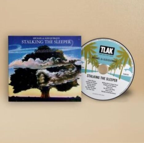 "STALKING THE SLEEPER", CD mit Palmen, Baum, Himmel; ruhig, farbenfroh, atmosphärisch.