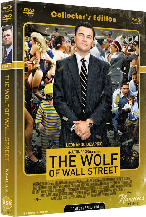 The Wolf of Wall Street (Blu-ray & DVD im Mediabook), Blu-ray Disc
