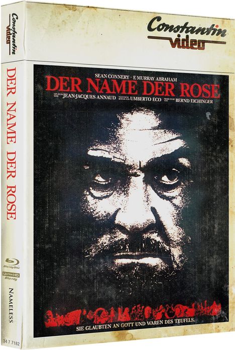 Der Name der Rose (Ultra HD Blu-ray & Blu-ray im Mediabook), 1 Ultra HD Blu-ray und 1 Blu-ray Disc