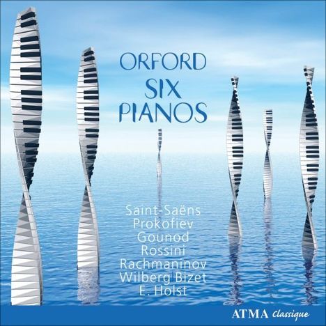 Orford Six Pianos - Werke für 6 Klaviere, CD