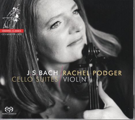 Johann Sebastian Bach (1685-1750): Cellosuiten BWV 1007-1012 (in der Fassung für Violine), 2 Super Audio CDs