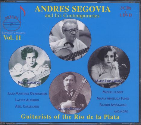 Segovia and his Contemporaries Vol.11, 3 CDs und 1 DVD