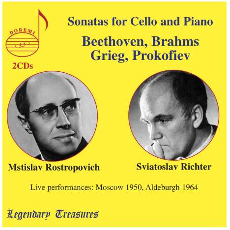 Mstislav Rostropovich &amp; Svjatoslav Richter, 2 CDs