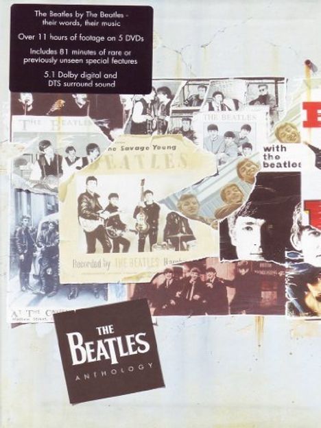 The Beatles: Anthology - The DVD Box Set, 5 DVDs