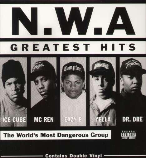 N.W.A: Greatest Hits, 2 LPs