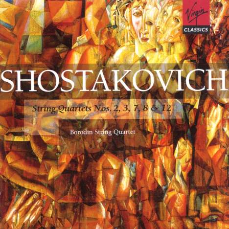 Dmitri Schostakowitsch (1906-1975): Streichquartette Nr.2,3,7,8,12, 2 CDs