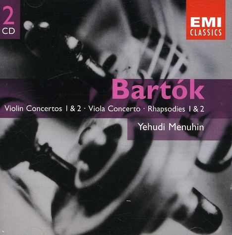 Bela Bartok (1881-1945): Violinkonzerte Nr.1 &amp; 2, 2 CDs