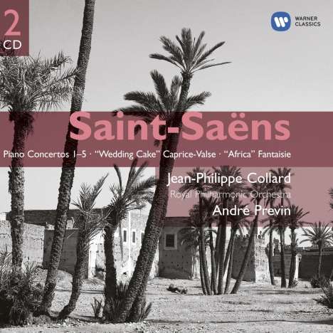 Camille Saint-Saens (1835-1921): Klavierkonzerte Nr.1-5, 2 CDs