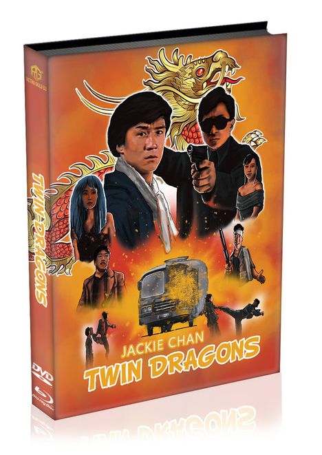 Twin Dragons - Jackie Chan (Blu-ray &amp; DVD im Mediabook), Blu-ray Disc