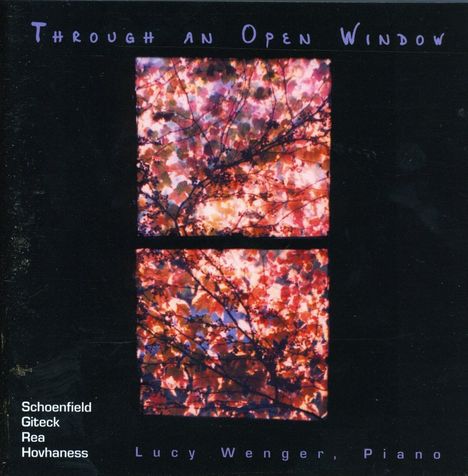 Lucy Wenger - Through An Open Window, CD