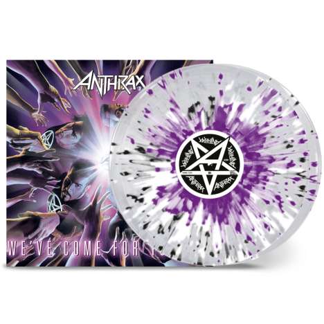 Anthrax: We've Come For You All (Limited Edition) (Clear W/ Black &amp; White &amp; Purple Splatter Vinyl), 2 LPs