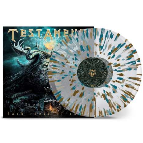 Testament (Metal): Dark Roots Of Earth (Limited Edition) (Clear Gold/Green Splatter Vinyl), 2 LPs