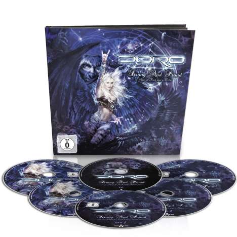 Doro: Strong And Proud: 30 Years Of Rock And Metal, 2 Blu-ray Discs, 3 DVDs und 1 CD