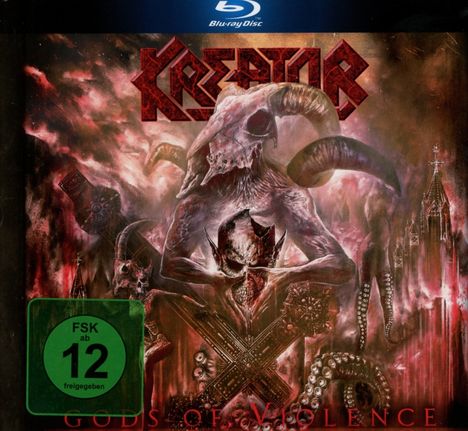 Kreator: Gods Of Violence, 1 CD und 1 Blu-ray Disc