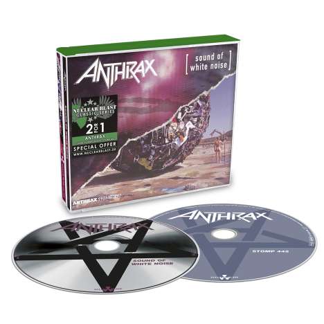 Anthrax: Sound Of White Noise / Stomp 442 (Nuclear Blast 2 For 1 Series), 2 CDs