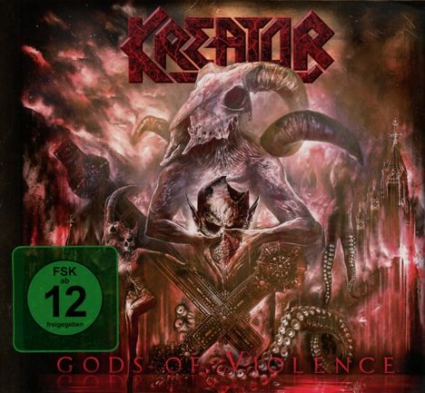 Kreator: Gods Of Violence, 1 CD und 1 DVD