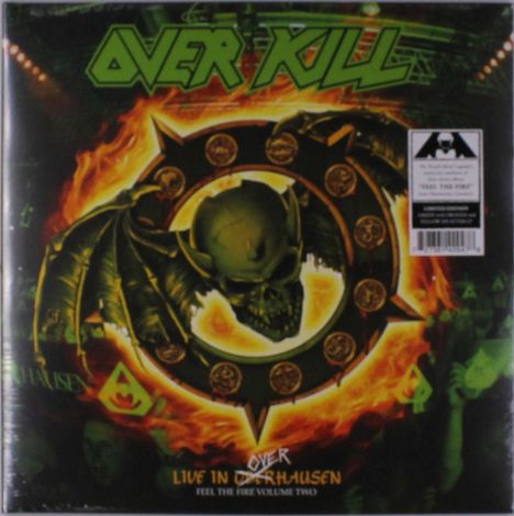 Overkill: Live In Overhausen Volume Two: Feel The Fire (Limited-Edition) (Green/Orange/Yellow Splatter Vinyl), 2 LPs