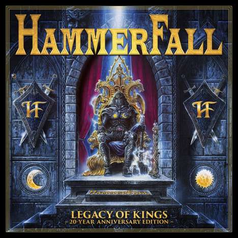 HammerFall: Legacy of Kings (20-Year-Anniversary-Edition) (Limited-Edition), 2 CDs und 1 DVD