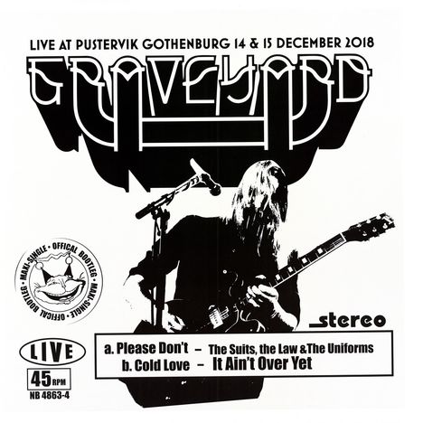 Graveyard: Live At Pustervik Gothenburg 14 &amp; 15 December 2018 (Limited-Edition) (Clear Vinyl), Single 12"