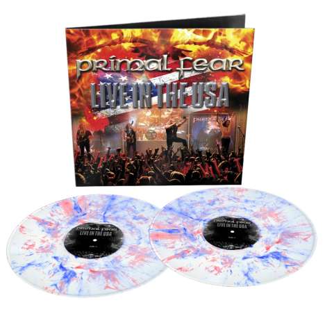 Primal Fear: Live In The USA (Reissue) (Limited Edition) (White/Blue/Red Marbled Vinyl), 2 LPs