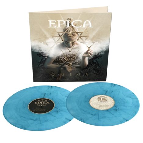 Epica: Omega (Limited Edition) (Turquoise/Black Marbled Vinyl), 2 LPs