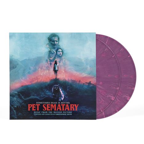 Christopher Young (geb. 1957): Filmmusik: Pet Sematary (O.S.T.) (180g) (Limited Edition) (Pink Haze Vinyl), 2 LPs