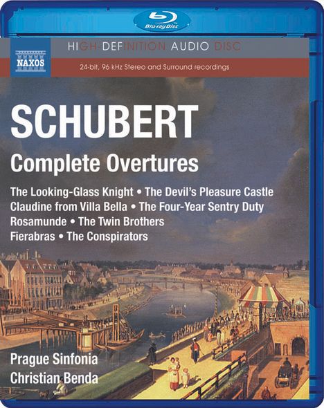 Franz Schubert (1797-1828): Sämtliche Ouvertüren, Blu-ray Audio