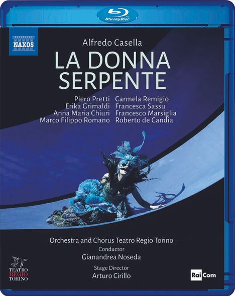 Alfredo Casella (1883-1947): La Donna Serpente, Blu-ray Disc