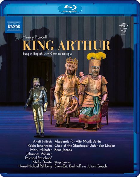 Henry Purcell (1659-1695): King Arthur, Blu-ray Disc