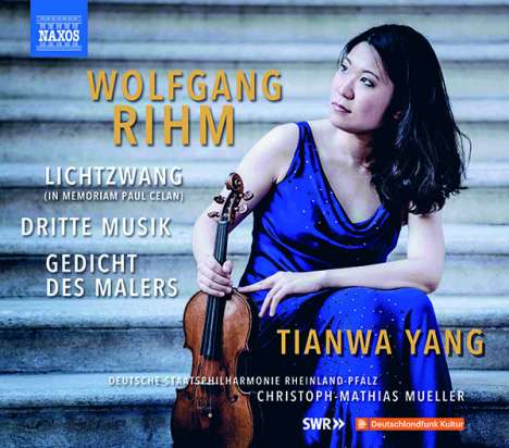 Wolfgang Rihm (geb. 1952): Werke für Violine &amp; Orchester Vol.1 (deutsche Version), CD