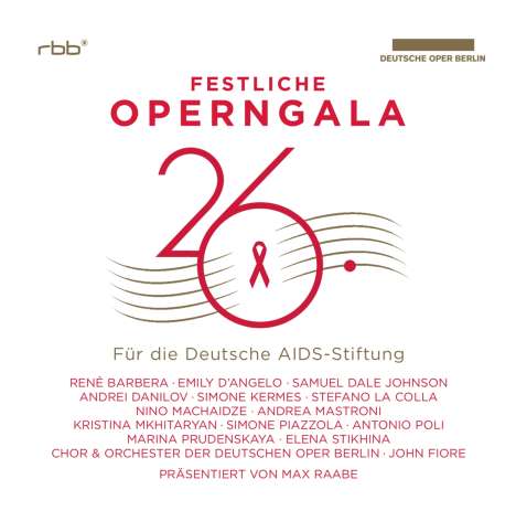 26.Festliche Operngala für die Deutsche AIDS-Stiftung, 2 CDs